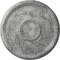 Ekena Millwork Odessa Bead & Barrel Medallion (Canopies up to 5"), 19 3/4"OD x 1 3/8"P, Ultra Pure White Crackle CM20ODUWC - alternate 1